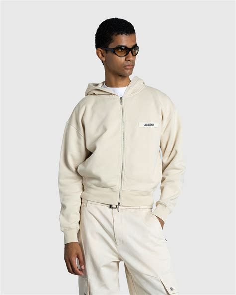 jacquemus zip hoodie.